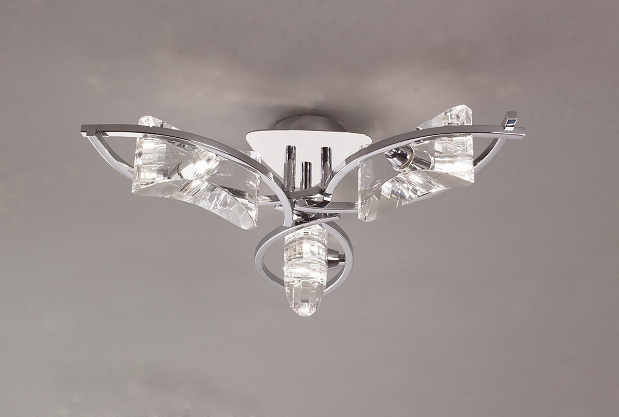 Kromo Polished Chrome Ceiling Lights Mantra Modern Ceiling Lights Kromo Polished Chrome Ceiling Lights Mantra Modern Ceiling Lights